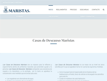 Tablet Screenshot of casasdedescanso.mx